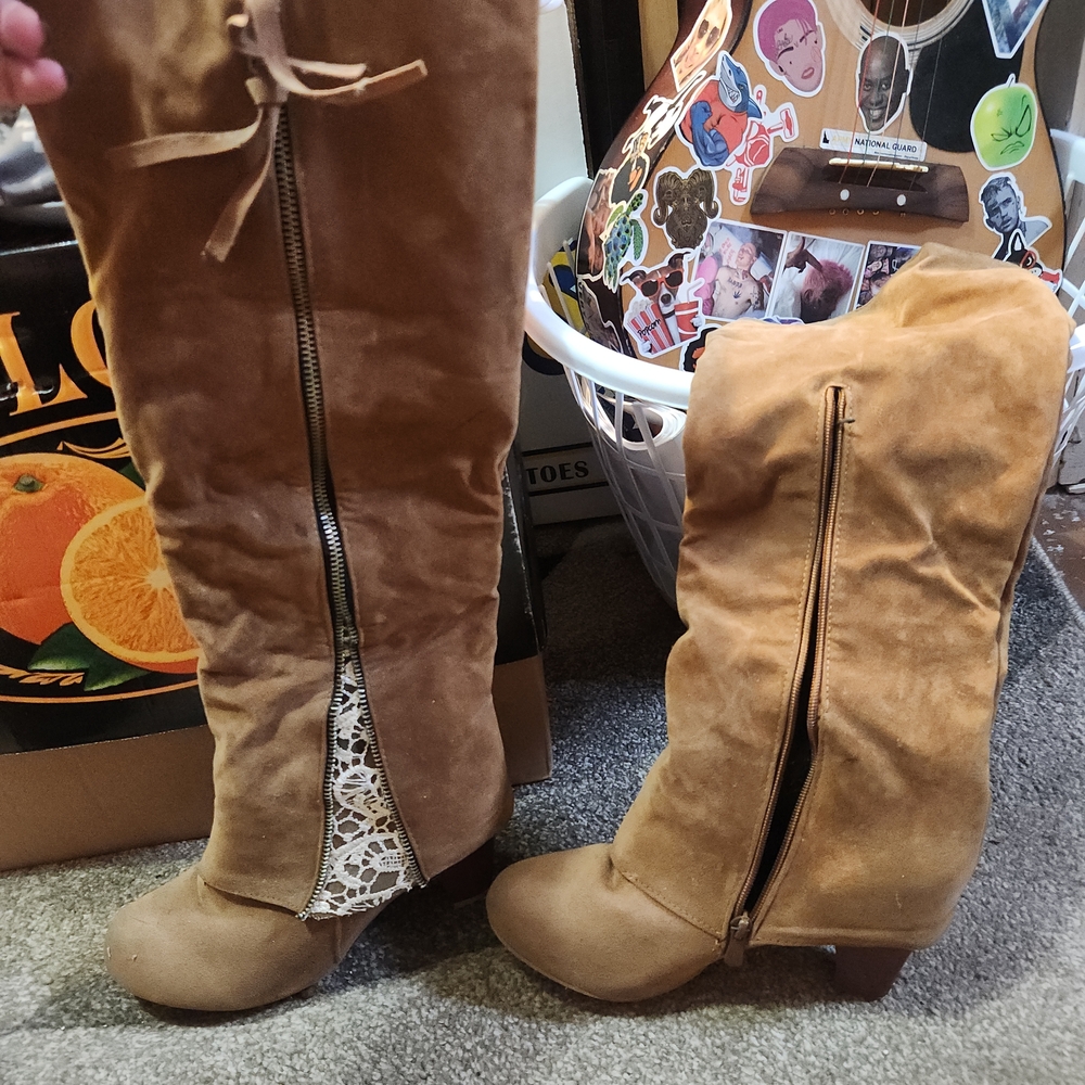 Super Cute Knee High Boot With a Small Heal, Great For Any Occasion!!